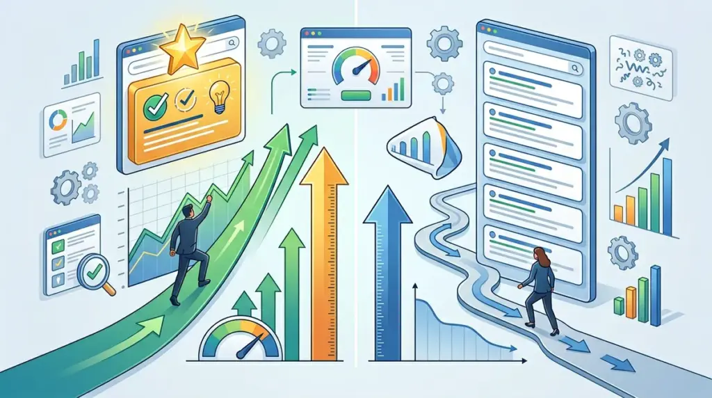 Featured Snippets vs Traditional Listings for CTR